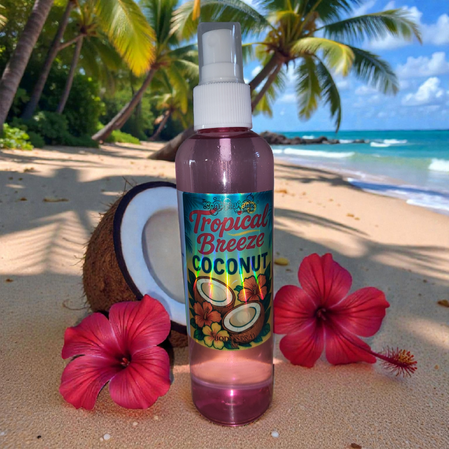 Tropical Coconut Breeze Body Spray