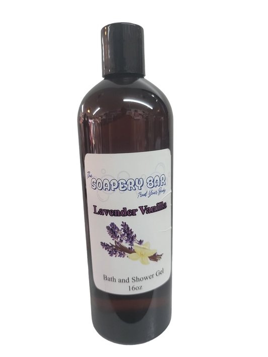 Lavender Vanilla Bath and Shower Gel