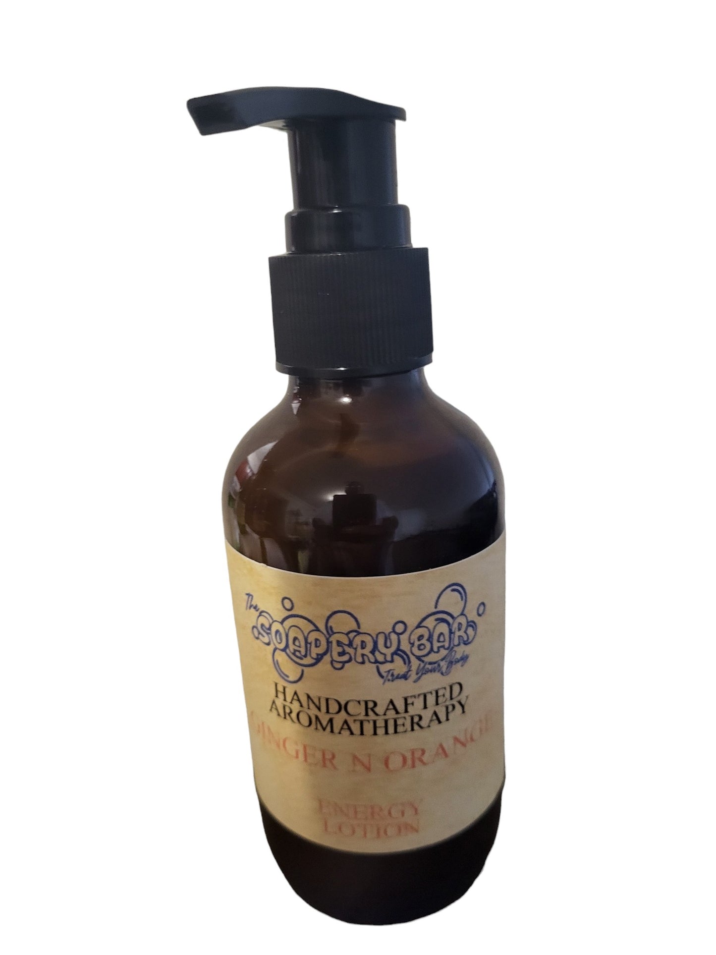 Ginger and Orange Energy Lotion