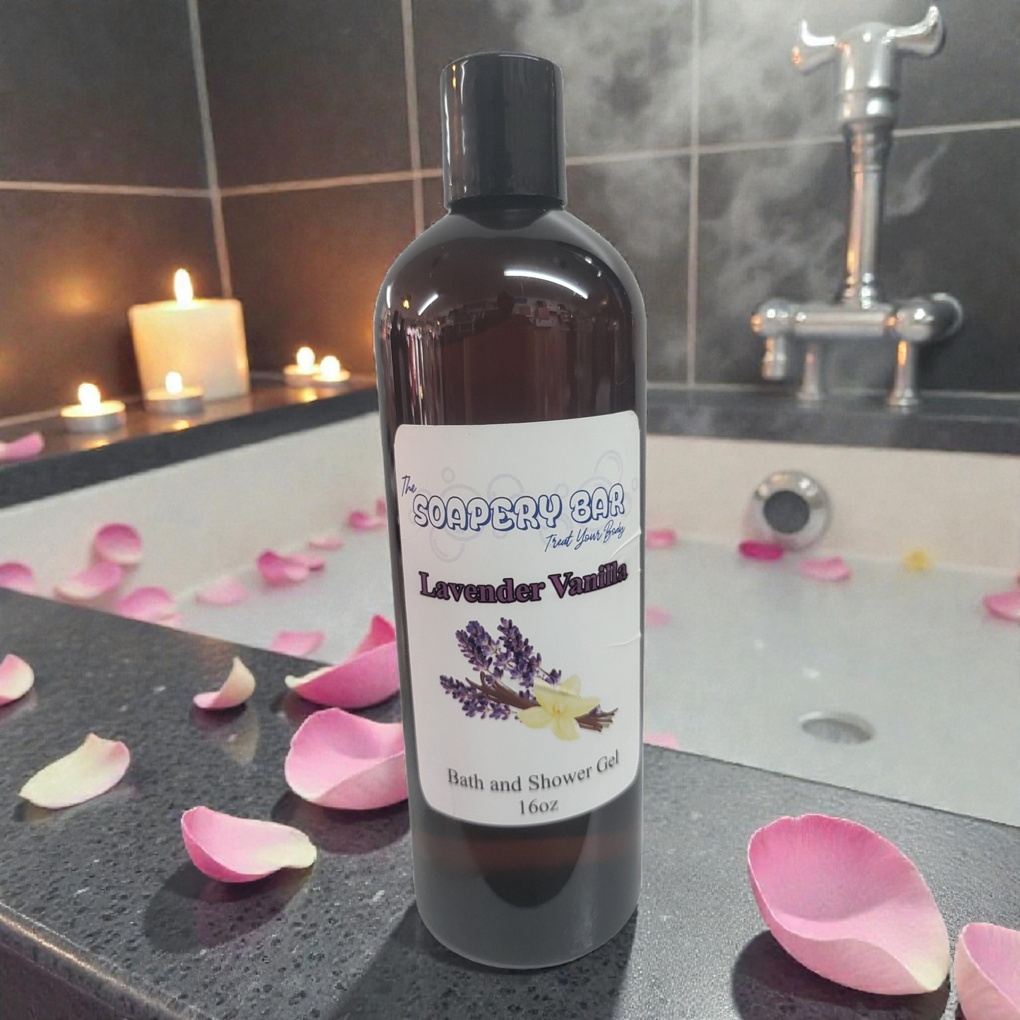 Lavender Vanilla Bath and Shower Gel